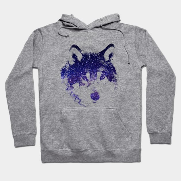 Space Wolf Hoodie by edycibrian